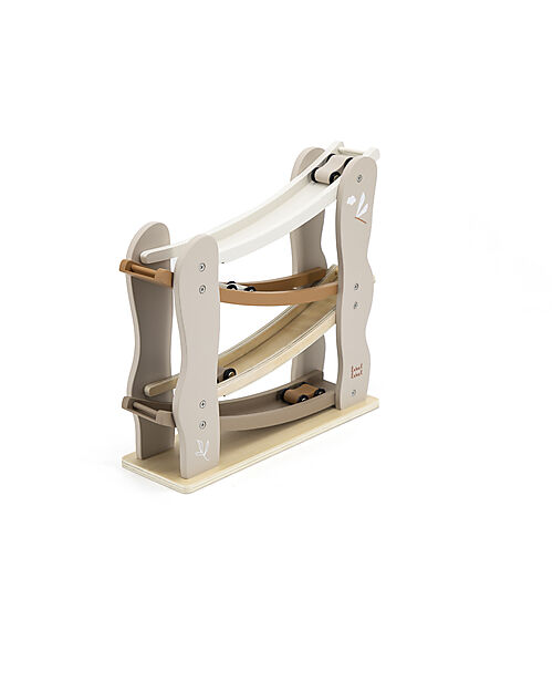 Label Label Pista Giocattolo in Legno FSC - Beige - 18+ m Macchine e Trenini  in Legno