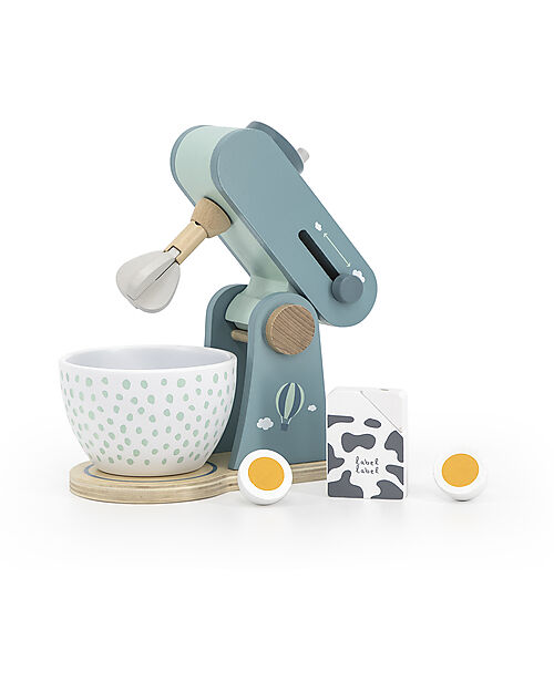 Label Label Planetaria Giocattolo in Legno - Verde - Legno di Faggio Certificato FSC Cucine Giocattolo