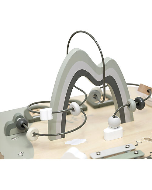 Label Label Tavolo Multiattività in Legno FSC - Oliva - 2+ anni Incastri in Legno