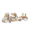 Label Label Trenino Giocattolo in Legno FSC - Beige - 18+ m Macchine e Trenini  in Legno