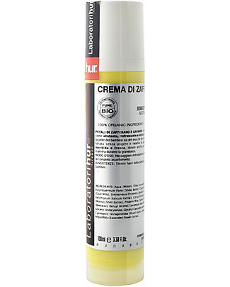 Laboratori Hur Crema di Zafferano - Linea Mamma e Bimbo - con Vitamin C - 100 ml - 100% Made in Italy Creme e Olii
