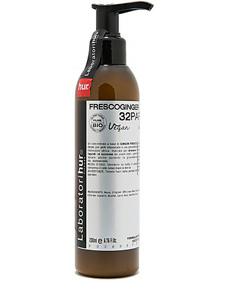 Laboratori Hur Fresco Ginger - Linea Mamma - Concentrato Drenante - 200 ml - 100% Made in Italy Creme e Olii