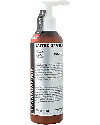 Laboratori Hur Latte a Base Zafferano - Idratante e Detergente - 200ml - 100% Made in Italy Detergenza