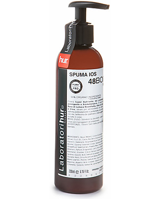 Laboratori Hur Spuma Ios - Crema Nutriente - con Bava di Lumaca Ricostituita Olio di Lino e Urea - 200 ml - 100% Made in Italy Creme e Olii