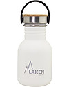 Laken Bottiglia in Acciaio Inox 100%, 350 ml - Bianco Borracce Termiche