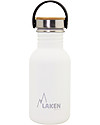Laken Bottiglia in Acciaio Inox 100%, 500 ml - Bianco Borracce Termiche