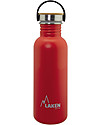 Laken Bottiglia in Acciaio Inox 100%, 750 ml - Rosso Borracce Termiche