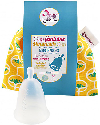 Lamazuna Coppetta Mestruale con Sacchettino Incluso - Perfetta anche per il mare! Assorbenti e Salvaslip
