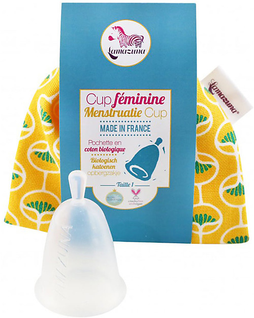 Lamazuna Coppetta Mestruale con Sacchettino Incluso - Perfetta anche per il mare! Assorbenti