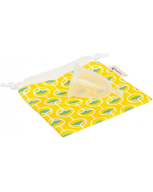 Lamazuna Coppetta Mestruale con Sacchettino Incluso - Perfetta anche per il mare! Assorbenti