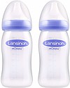 Lansinoh Confezione da 2 Biberon - Tettarella Natural Wave - 240 ml - Dalla Nascita - Senza BPA e BPS Biberon_