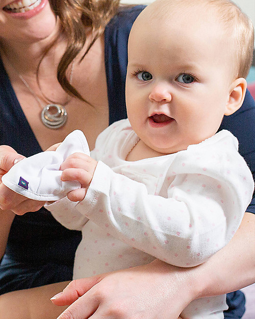 Lansinoh Coppette Assorbilatte Lavabili - 4 Pezzi - Forma Anatomica - Bordi Antiscivolo  Coppette Assorbilatte