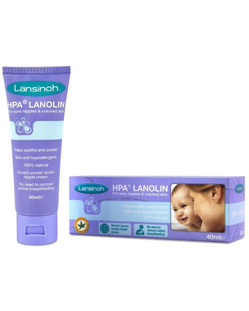 Lansinoh Crema alla Lanolina per Capezzoli Irritati - 40ml - 100% Naturale Prodotti per la Cura del Seno