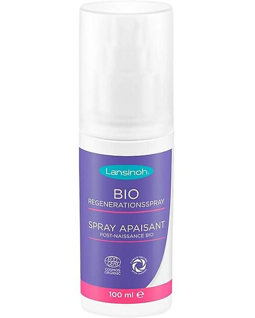 Lansinoh Relief Spray Post-Parto - 100 ml - Certificato Biologico 100% Naturale Creme e Olii