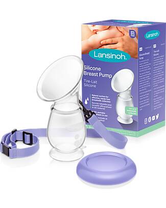Lansinoh Tiralatte Manuale per Latte Materno - Pump - 100 ml - Tappo Incluso - Senza BPA o BPS Tiralatte Manuali