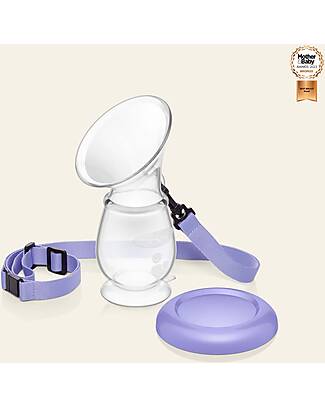 Lansinoh Tiralatte Manuale per Latte Materno - Pump - 100 ml - Tappo Incluso - Senza BPA o BPS Tiralatte Manuali
