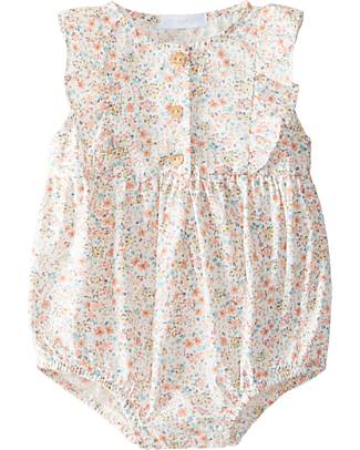 Laranjinha Body Fantasia con Volant - Bianco - 100% Cotone Tutine Corte