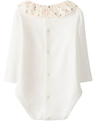 Laranjinha Body Manica Lunga - Panna Salmone - Morbido Cotone Body Manica Lunga