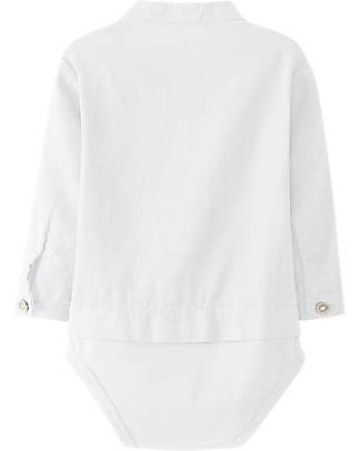 Laranjinha Completo Body + Camicia - Bianco - Misto Lino e Cotone Completi e Set