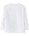 Laranjinha Maglia a Maniche Lunghe - Bianca- Misto Lino e Cotone Maglie Manica Lunga