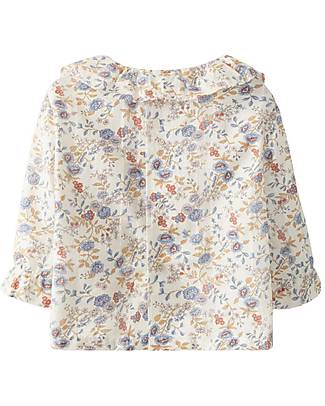 Laranjinha Maglia Blusa - Multicolor - 100% Cotone - Colletto con Balze Bluse
