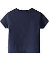 Laranjinha Maglia Maniche Corte con Faro - Blu Navy - 100% Cotone T-shirt