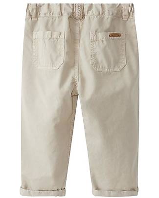 Laranjinha Pantalone con Risvolti - Beige - 100% Cotone Pantaloni Lunghi