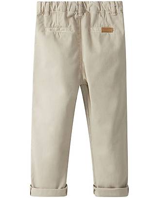 Laranjinha Pantaloni Lunghi con Tasche - Sabbia - 100% Cotone Pantaloni Lunghi