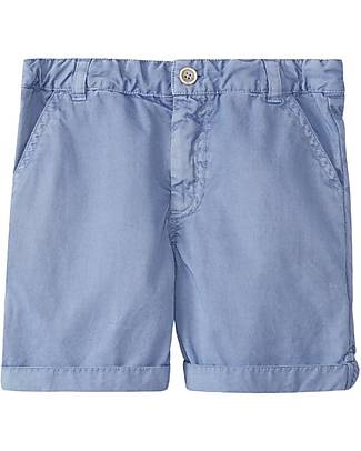 Laranjinha Shorts con Risvolti - Indaco - 100% Cotone Pantaloni Corti