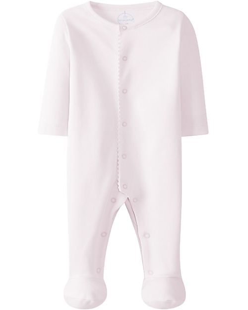 Laranjinha Tutina Intera con Piedini - Rosa - 100% Cotone Antibatterico Tutine Lunghe