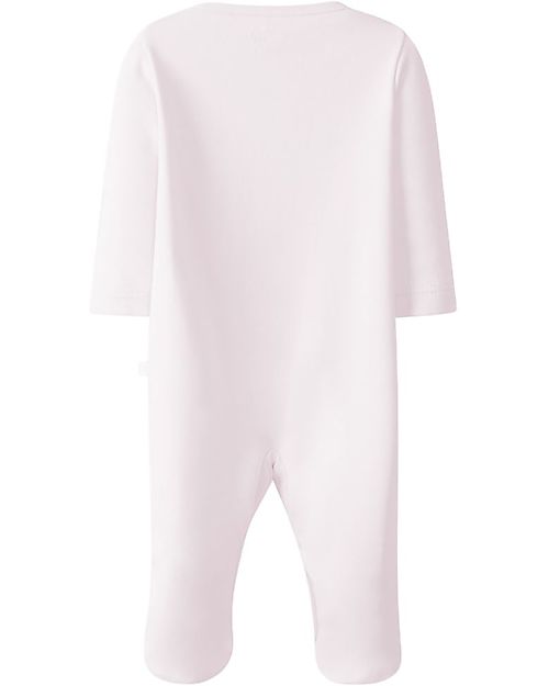 Laranjinha Tutina Intera con Piedini - Rosa - 100% Cotone Antibatterico Tutine Lunghe