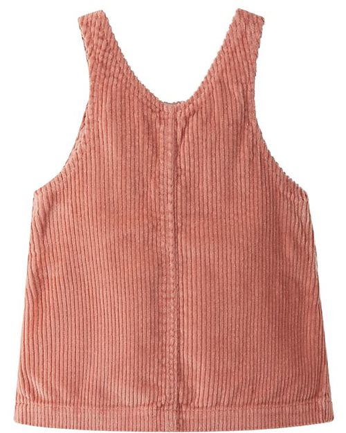 Laranjinha Vestito Salopette - Rosa Antico - Velluto di Cotone Vestiti_