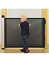 Lascal Cancelletto Kiddiguard Avant, 120 cm - Nero - A scomparsa e con blocco automatico Cancelletti di Sicurezza