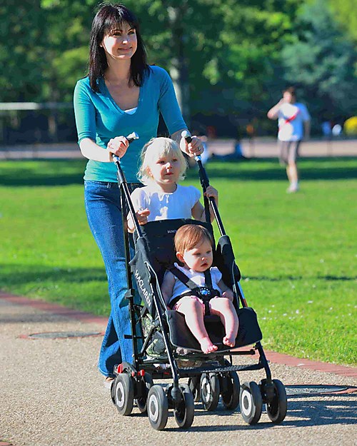 Lascal Pedana Mini per Passeggino, Blu - Universale e facilissima da agganciare! Pedane