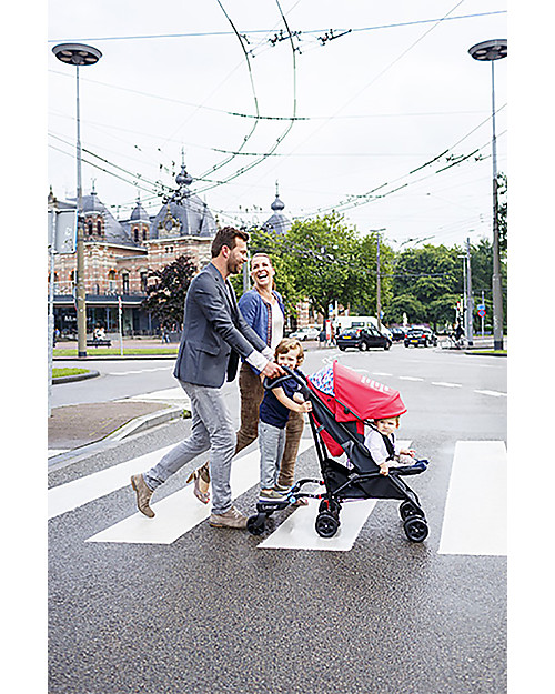 Lascal Pedana Mini per Passeggino, Rosso - Universale e facilissima da agganciare! Pedane