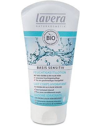 Lavera Bio Lozione Idratante, Basis Sensitiv - Jojoba e Aloe Vera - 200 ml Creme e Olii