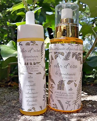 Le Spontanee Olio D'oro - Viso Capelli e Corpo- con Erogatore - 50 ml Creme e Olii
