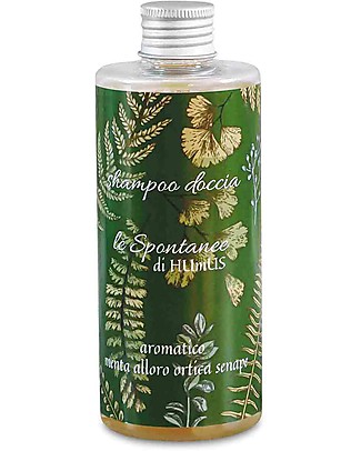Le Spontanee Shampoo Doccia Aromatico all'Alloro e Menta - 250 ml Bagno Doccia Shampoo