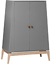 Leander Armadio Luna Small - Grigio/Quercia - Pensato per Bambini Armadi