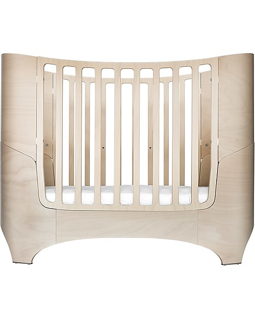 Leander Letto Baby da 0 a 7 anni, Sbiancato - Si Trasforma da Culla a Lettino Junior! Letti Singoli