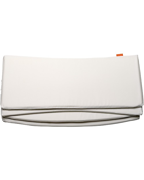 Leander Paracolpi per Culla Leander, Bianco - 4 sezioni, 100% cotone Paracolpi