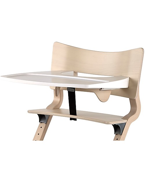 Leander Vassoio Amovibile per Seggiolone Leander, Bianco con Bordi Rialzati Seggioloni Pappa