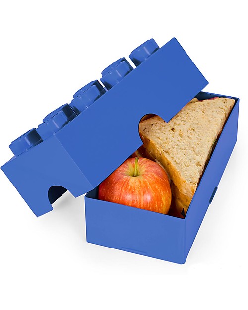 Lego Contenitore Portapranzo Blu (senza BPA e PVC) Porta Merenda