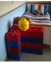 Lego Mattoncino Contenitore LEGO - Giallo - 8 Bottoncini unisex (bambini)