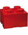 Lego Mattoncino Contenitore LEGO - Rosso - 4 Bottoncini Contenitori Porta Giochi