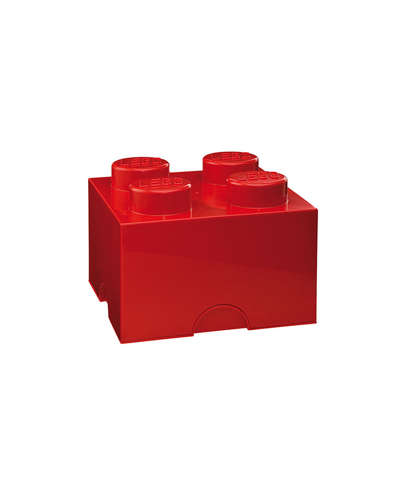 LEGO – Scatola stoccaggio, Rosso, – Giochi e Prodotti per l'Età