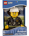 Lego Sveglia con Minifigure Pompiere LEGO City Orologi
