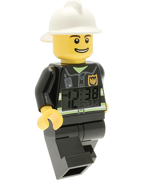 Lego Sveglia con Minifigure Pompiere LEGO City unisex (bambini)