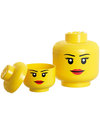 Lego Testa Contenitore Girl LEGO - Grande Contenitori Porta Giochi