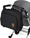 Leokid Borsa Zaino da Passeggino - Nero - Con Tasca Termica! Borse e Organizer